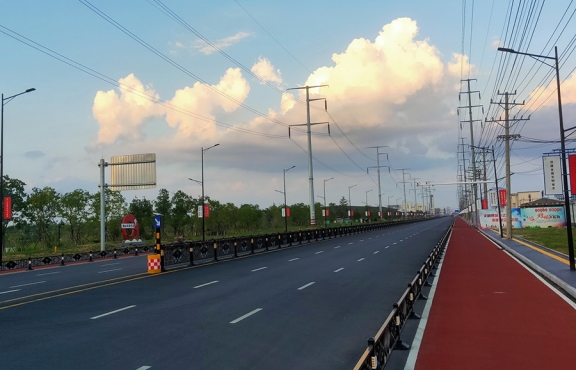 提升改造完成后的春順路，暢安舒美